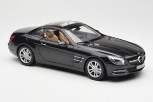 Mercedes SL R231 Magnetite Czarny Metaliczny Norev 1:18 B66960107 Metal — zdjęcie 7 z 9