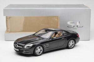 Mercedes SL R231 Magnetite Czarny Metaliczny Norev 1:18 B66960107 Metal — zdjęcie 9 z 9