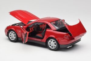 Mercedes SLK 230 R170 Czerwony Maisto 1:18 56023 Metal — zdjęcie 6 z 9