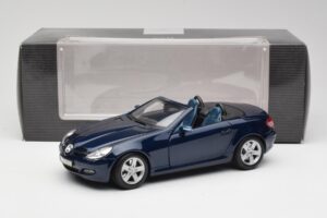 Mercedes SLK R171 Niebieski Maisto 1:18 B66962190 Metal — zdjęcie 8 z 8