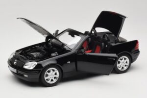 Mercedes SLK200 R170 Czarny Norev 1:18 B66040714 Metal — zdjęcie 2 z 9