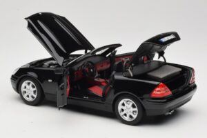 Mercedes SLK200 R170 Czarny Norev 1:18 B66040714 Metal — zdjęcie 6 z 9