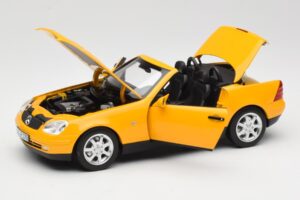 Mercedes SLK200 R170 Żółty Norev 1:18 B66040713 Metal — zdjęcie 2 z 9