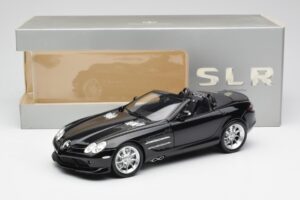 Mercedes SLR McLaren Roadster R199 Crystal Galaxit Czarny Minichamps 1:18 B66961004 Metal — zdjęcie 8 z 8
