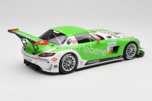 Mercedes AMG SLS C197 GT3 MS Racing #22 V. Sigacev / C. Stoll ADAC GT Masters 2011 Minichamps 1:18 151113102 Metal — zdjęcie 2 z 6