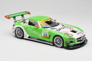 Mercedes AMG SLS C197 GT3 MS Racing #22 V. Sigacev / C. Stoll ADAC GT Masters 2011 Minichamps 1:18 151113102 Metal — zdjęcie 4 z 6