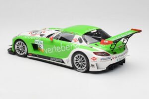 Mercedes AMG SLS C197 GT3 MS Racing #22 V. Sigacev / C. Stoll ADAC GT Masters 2011 Minichamps 1:18 151113102 Metal — zdjęcie 5 z 6
