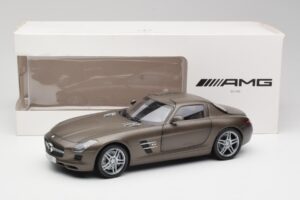 Mercedes SLS AMG C197 Monza Szary Minichamps 1:18 B66960044 Metal — zdjęcie 8 z 8