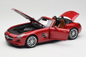 Mercedes SLS AMG R197 Roadster Le Mans Czerwony Minichamps 1:18 100039030 Metal — zdjęcie 2 z 8