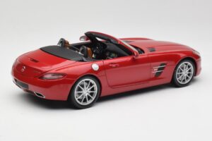 Mercedes SLS AMG R197 Roadster Le Mans Czerwony Minichamps 1:18 100039030 Metal — zdjęcie 3 z 8