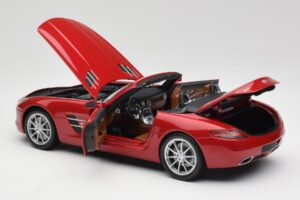 Mercedes SLS AMG R197 Roadster Le Mans Czerwony Minichamps 1:18 100039030 Metal — zdjęcie 5 z 8