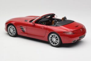 Mercedes SLS AMG R197 Roadster Le Mans Czerwony Minichamps 1:18 100039030 Metal — zdjęcie 7 z 8