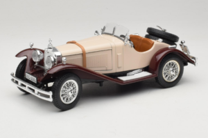 Mercedes SSK Beżowy & Ciemnoczerwony Bburago 1:18 3009-M4 Metal