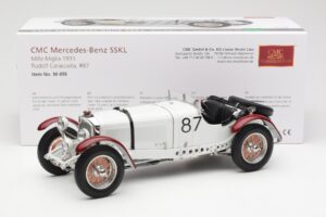 Mercedes SSKL R. Caracciola / W. Sebastian Mille Miglia Winner 1931 CMC 1:18 M-055 Metal — zdjęcie 6 z 6
