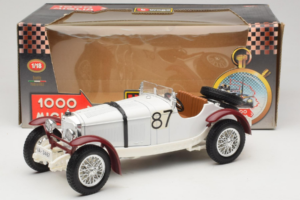 Mercedes SSKL #87 R. Caracciola Mille Miglia 1931 Bburago 1:18 3202 Metal — zdjęcie 6 z 6