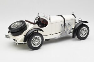 Mercedes SSKL Biały Bburago 1:18 3002 Metal — zdjęcie 3 z 8