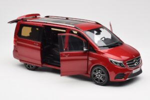 Mercedes V-Class W447 Designo Hyacinth Czerwony Metalik Norev 1:18 B66004166 Metal — zdjęcie 4 z 7