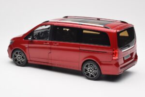 Mercedes V-Class W447 Designo Hyacinth Czerwony Metalik Norev 1:18 B66004166 Metal — zdjęcie 6 z 7