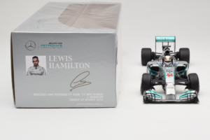 Mercedes W05 #44 L. Hamilton Mercedes AMG Petronas Chinese Grand Prix Winner 2014 Minichamps 1:18 110140244 Metal — zdjęcie 6 z 7