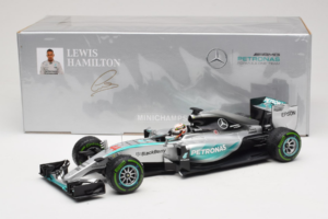 Mercedes W06 #44 L. Hamilton Mercedes AMG Petronas United States Grand Prix Winner World Champion 2015 Minichamps 1:18 110150 — zdjęcie 7 z 7