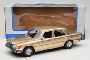 Mercedes W116 Metallic Beige MCG 1:18 MCG18550 Metal — zdjęcie 6 z 6
