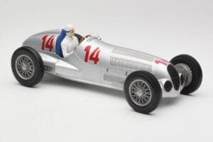 Mercedes W125 #14 Daimler-Benz AG M. von Brauchitsch 2nd Place German GP 1937 Minichamps 1:18 155373114 Metal — zdjęcie 4 z 6