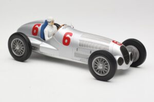 Mercedes W125 #6 Daimler-Benz AG R. Caracciola 2nd Place Eifel Race Nurburgring 1937 Minichamps 1:18 155373106 Metal — zdjęcie 4 z 6