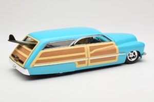 Mercury Merc Woodie Niebieski Hot Wheels 1:18 27806 Metal — zdjęcie 3 z 8
