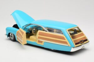 Mercury Merc Woodie Niebieski Hot Wheels 1:18 27806 Metal — zdjęcie 5 z 8