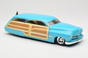 Mercury Merc Woodie Niebieski Hot Wheels 1:18 27806 Metal — zdjęcie 6 z 8