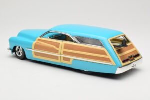 Mercury Merc Woodie Niebieski Hot Wheels 1:18 27806 Metal — zdjęcie 7 z 8