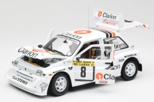 MG Metro 6R4 #8 P. Eklund / D. Whittock Rally Finland 1986 Sun Star 1:18 5536 Metal — zdjęcie 2 z 8