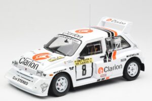 MG Metro 6R4 #8 P. Eklund / D. Whittock Rally Finland 1986 Sun Star 1:18 5536 Metal