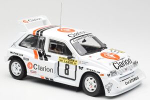 MG Metro 6R4 #8 P. Eklund / D. Whittock Rally Finland 1986 Sun Star 1:18 5536 Metal — zdjęcie 6 z 8