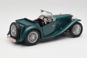 MG TC Midget Shires Green Road Legends 1:18 92468 Metal — zdjęcie 3 z 8