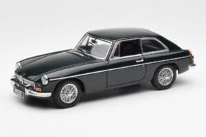 MGB GT Mk2 Coupe Racing Zielony AUTOart 1:18 76602 Metal