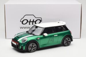 MINI Cooper F56 JCW British Racing Zielony Otto 1:18 OT1098 Żywica — zdjęcie 6 z 6