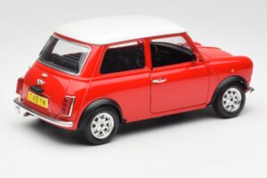 Mini Cooper Czerwony Bburago 1:18 3379 Metal — zdjęcie 3 z 8