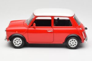 Mini Cooper Czerwony Bburago 1:18 3379 Metal — zdjęcie 4 z 8
