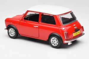 Mini Cooper Czerwony Bburago 1:18 3379 Metal — zdjęcie 7 z 8