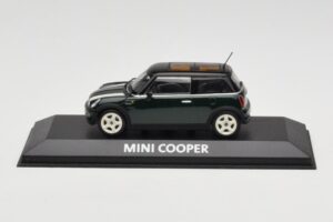 Mini Cooper S R53 Zielony Z Paskami Minichamps 1:43 MINI006 Metal