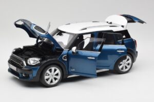 Mini Countryman F60 Island Niebieski & Biały Kyosho 1:18 80432447940 Metal — zdjęcie 2 z 8