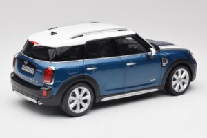 Mini Countryman F60 Island Niebieski & Biały Kyosho 1:18 80432447940 Metal — zdjęcie 3 z 8