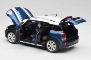 Mini Countryman F60 Island Niebieski & Biały Kyosho 1:18 80432447940 Metal — zdjęcie 5 z 8