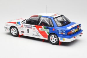 Mitsubishi Galant VR-4 #9 K. Eriksson / S. Parmander RAC Rally 1990 IXO 1:18 18RMC192A Metal — zdjęcie 5 z 6