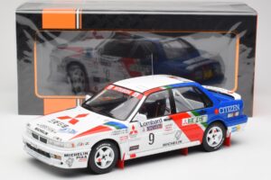 Mitsubishi Galant VR-4 #9 K. Eriksson / S. Parmander RAC Rally 1990 IXO 1:18 18RMC192A Metal — zdjęcie 6 z 6