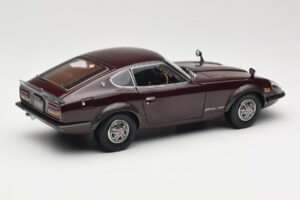 Nissan Fairlady 240Z-G S30 Bordowy Kyosho 1:18 08212M Metal — zdjęcie 3 z 8