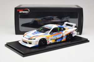 Nissan Silvia S15 LB-Super Silhouette #555 Formula Drift Japan 2023 TopSpeed 1:18 TS0586 Żywica — zdjęcie 6 z 6