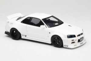 Nissan Skyline GT-R BNR34 by KRC Pearl White Otto 1:18 OT1135 Żywica — zdjęcie 4 z 6
