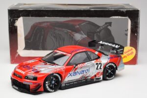 Nissan Skyline GT-R #22 M. Krumm / S. Motoyama Xanavi Nismo JGTC 2002 AUTOart 1:18 80277 Metal — zdjęcie 6 z 6
